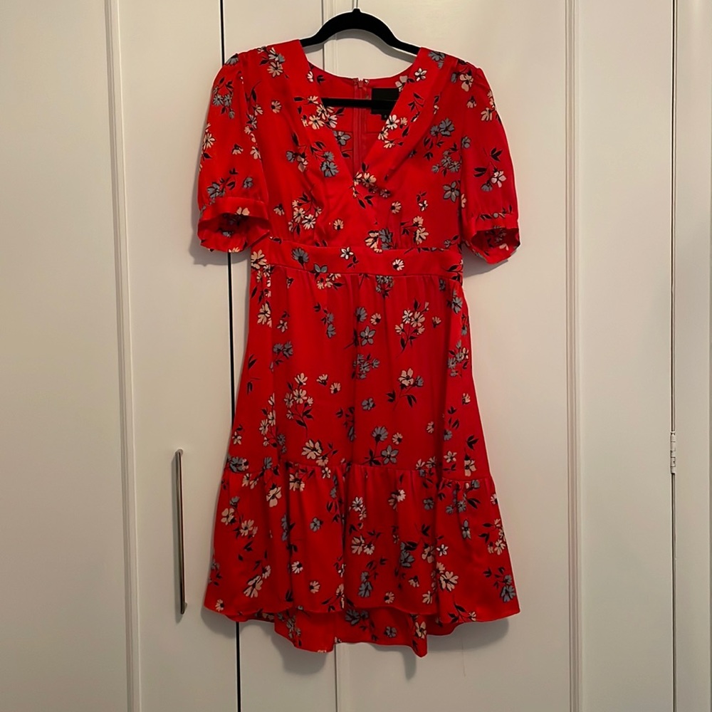 Jill JillStuart red floral dress
